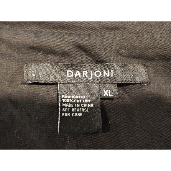 Black Cropped Cargo Jacket Women XL Grunge Hipster Casual - Picture 4 of 8